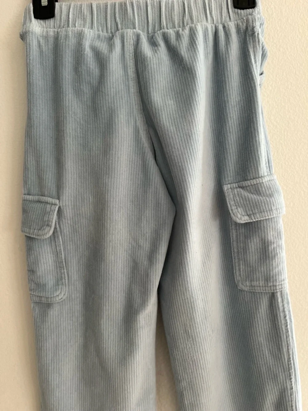 Cat & Jack Light Blue Corduroy Cargo Joggers - Picture 8 of 10